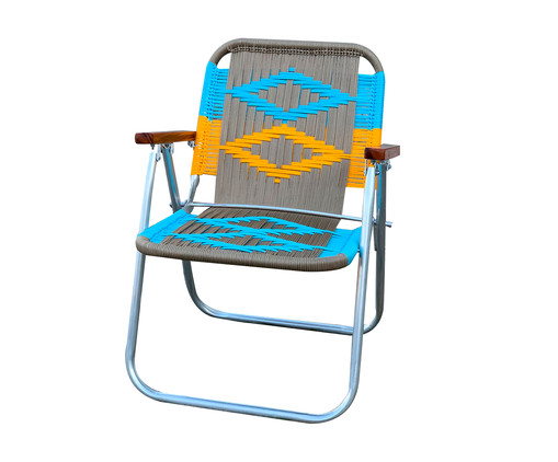 Cadeira Japú - Rami, Azul e Laranja, Colorido | WestwingNow