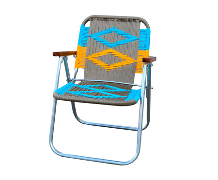 Cadeira Japú - Rami, Azul e Laranja
