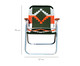 Cadeira Japú - Verde Musgo, Branco e Laranja, Colorido | WestwingNow