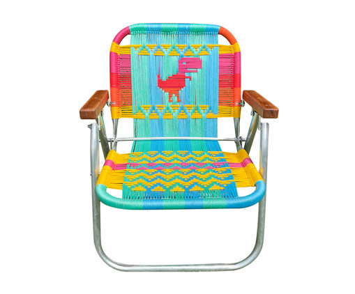 Cadeira Infantil Denguinho Dino - Azul e Verde Água, Colorido | WestwingNow
