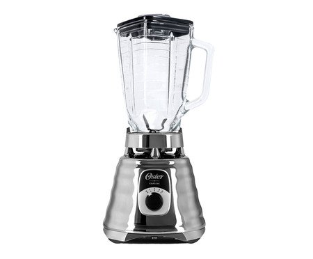Liquidificador em Inox Oster Clássico Prateado | Westwing