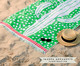 Toalha de Praia Cactus Verde e Branco - 420 g/m², Verde e Branco | WestwingNow