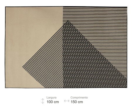 Tapete Trendy Paralelos - Black | Westwing