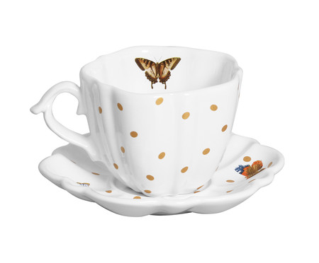 Jogos de Xícaras de Chá em Cerâmica Champignons Valentina - Colorido | WestwingNow