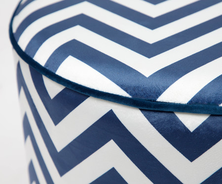 Puff Harlow Chevron - Navy | WestwingNow