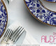 Jogo de Pratos para Sobremesa em Cerâmica Camille - Azul, Azul | WestwingNow