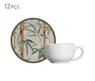 Jogo de Xícaras para Café em Cerâmica Bamboo -  Verde | WestwingNow