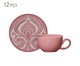 Jogo de Xícaras para Café em Cerâmica Bianca - Rosa, Rosa | WestwingNow