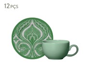 Jogo de Xícaras para Café em Cerâmica Bianca - Verde | WestwingNow