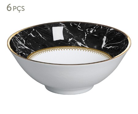 Jogo de Bowls em Cerâmica Anthony - Preto | WestwingNow