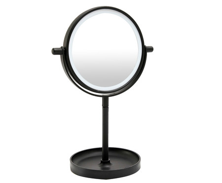 Espelho de Mesa Led Macy Preto - 28,5X13cm | WestwingNow