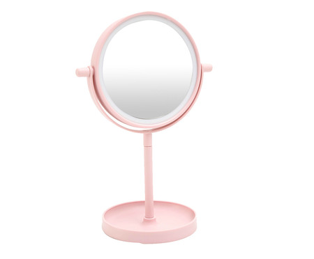 Espelho de Mesa Led Macy Rosa - 28,5X13cm | WestwingNow