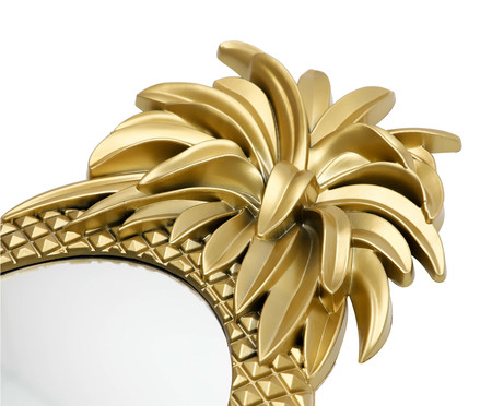 Espelho Ananas Dourado - 27,5X49X3cm | WestwingNow