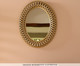 Espelho Treccia - 74X61X4cm, Dourado | WestwingNow