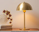 Luminária de Mesa Porcini Dourado - Bivolt, Dourado | WestwingNow