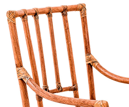 Cadeira Cecília com Braços - Marrom | WestwingNow