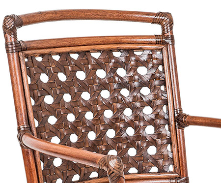 Cadeira Bella com Braços - Marrom | WestwingNow
