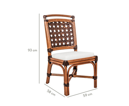 Cadeira Bella - Marrom | WestwingNow
