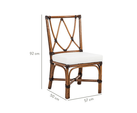 Cadeira Aurea - Marrom | WestwingNow
