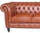 Sofá Chesterfield em Couro - Uísque, Uísque | WestwingNow