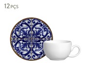 Jogo de Xícaras para Café em Cerâmica Camille - Azul | WestwingNow