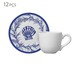 Jogo de Xícaras para Café em Cerâmica Hilary - Azul, Azul | WestwingNow