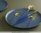 Jogo de Talheres Ice Bicolor, Azul, dourado | WestwingNow