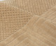Jogo de Toalhas Esquadros Capim Dourado - 460 g/m², Bege | WestwingNow