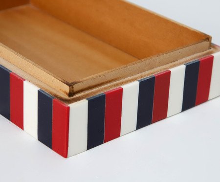 Caixa Decorativa Henri - Vermelho | WestwingNow
