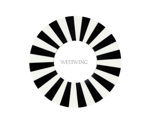 Porta-Retrato Pierre Preto e Branco, Preto e Branco | WestwingNow