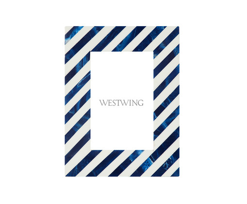 Porta-Retrato Pascal Azul, Azul | WestwingNow
