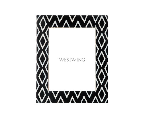 Porta-Retrato Giorgio - Preto e Branco, Preto e Branco | WestwingNow