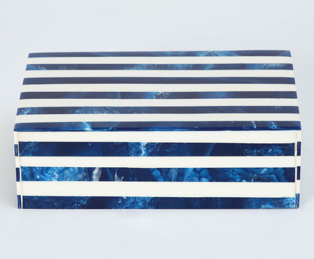 Caixa Decorativa Pascal - Azul | WestwingNow