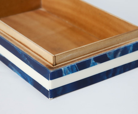 Caixa Decorativa Pascal Grande Azul | WestwingNow