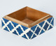 Caixa Decorativa Paille - Azul, Azul e Branco | WestwingNow