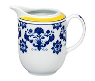 Leiteira em Porcelana Castelo Branco - Azul e Amarelo | WestwingNow