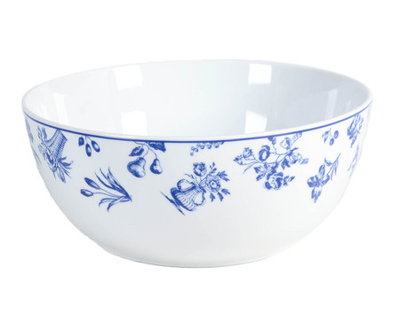 Saladeira em Porcelana Chintz - Azul