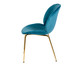 Cadeira em Veludo Mayate - Azul, Azul | WestwingNow