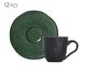 Jogo de Xícaras para Café Orgânico Arauco Verde, Verde e Preto | WestwingNow
