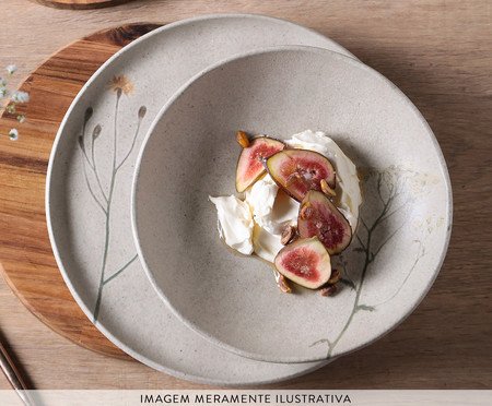 Jogo de Pratos Fundo Bio Campestre Floral | Westwing