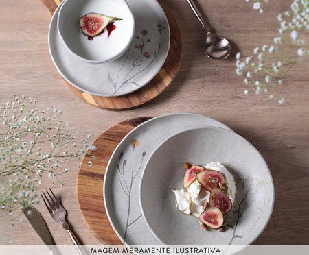 Jogo de Pratos Fundo Bio Campestre Floral | Westwing