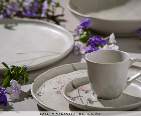 Jogo de Xícaras para Café Bio Campestre Floral | Westwing