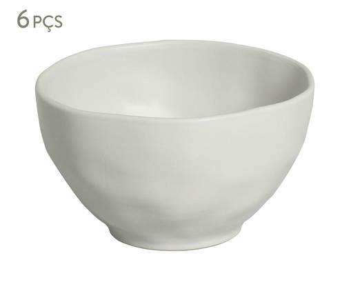 Jogo de Bowls em Cerâmica Orgânico Vit - Cru, Cru | WestwingNow