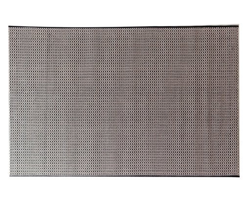 Tapete Artesanal Look Jacquard Ibisco, Preto | WestwingNow