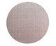 Tapete Redondo Artesanal Look Jacquard Gerbera, Marrom | WestwingNow