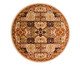 Tapete Redondo Marbella Elite Clássico Isfahan, Marrom,Creme | WestwingNow