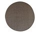 Tapete Redondo Artesanal Look Jacquard Flor de Liz B, Preto | WestwingNow