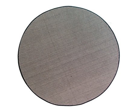 Tapete Redondo Artesanal Look Jacquard Flor de Liz B | Westwing