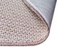 Tapete Redondo Artesanal Look Jacquard Brinco de Princesa, Bege | WestwingNow
