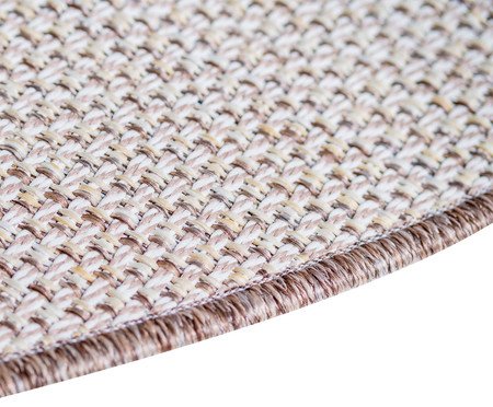 Tapete Redondo Artesanal Look Jacquard Brinco de Princesa | Westwing